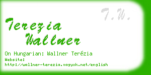 terezia wallner business card